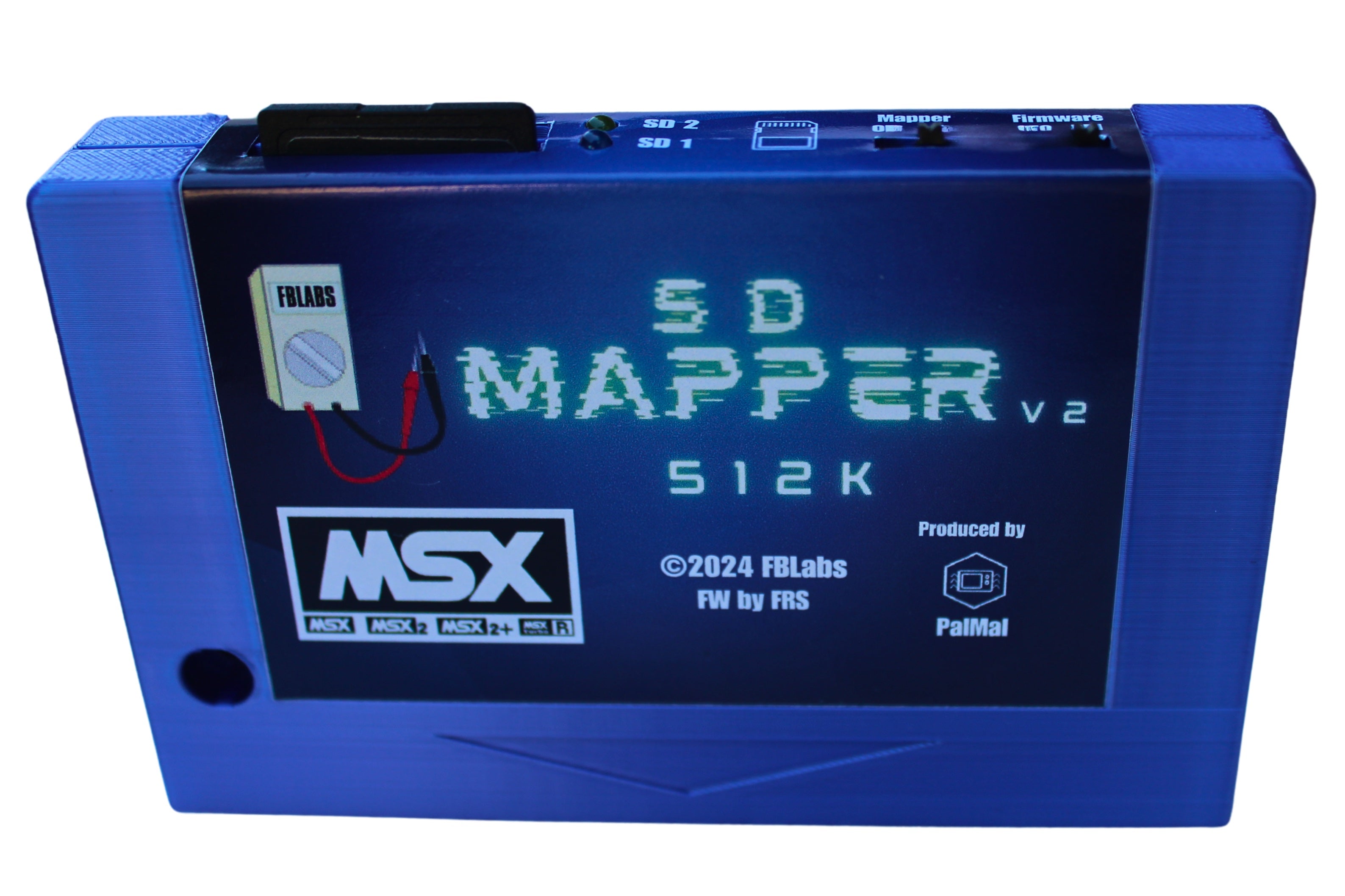 Combo MSX SD Mapper v2 512K 4GB + Caixa de Armazenamento